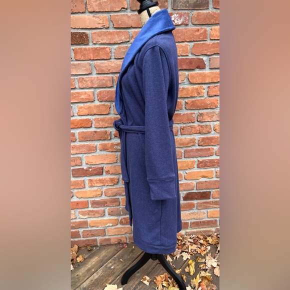 Ugg Australia Duffield II Wrap Robe Size Large Navy Blue - Picture 6 of 13